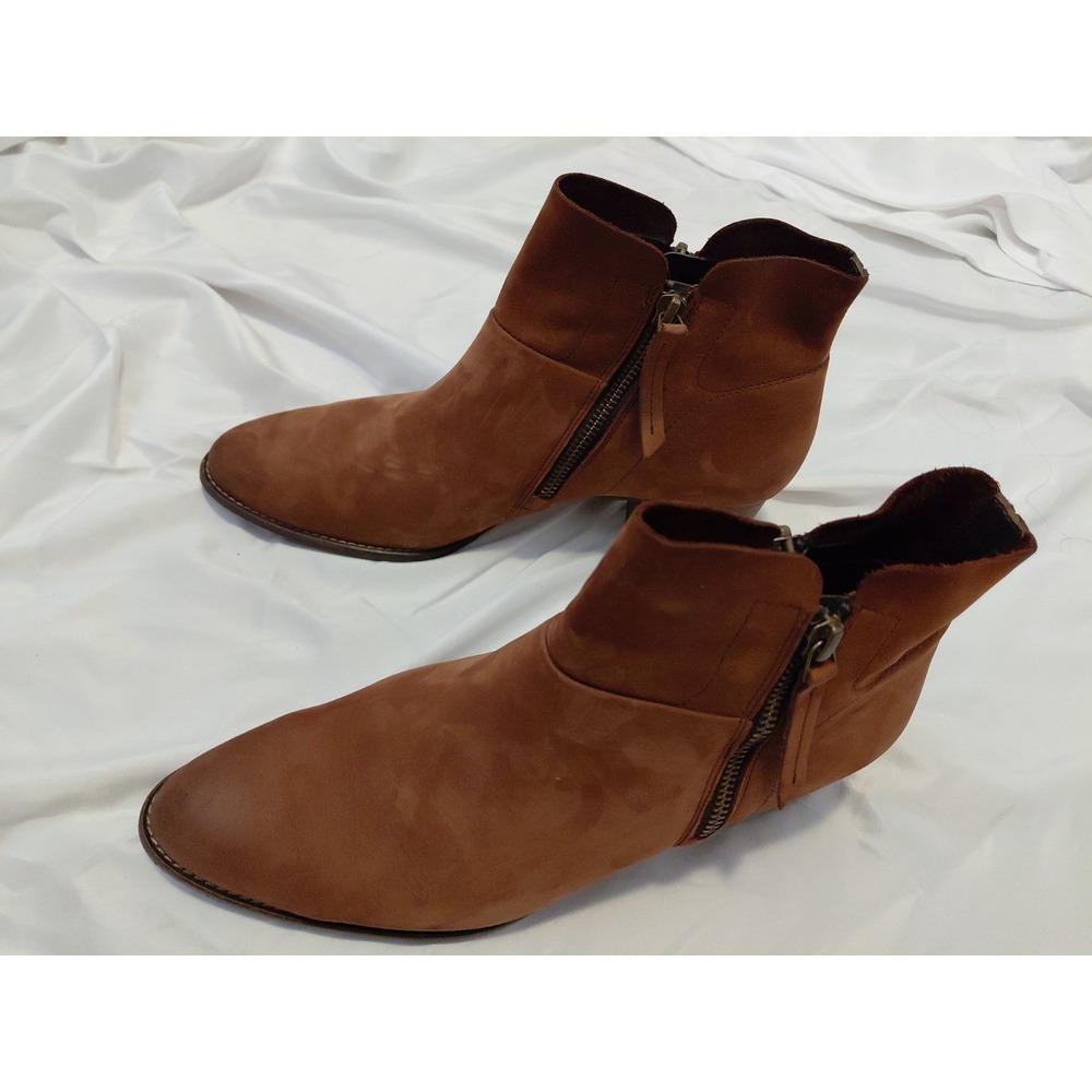 Paul Green Boots Womens Obermaterial ECHT Leder Ankle Booties Brown 6.5 UK 9 US